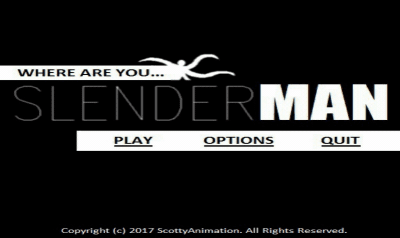 Screenshot of the application SlenderMan - #1