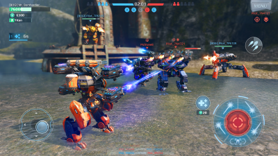 Screenshot of the application War Robots - #3