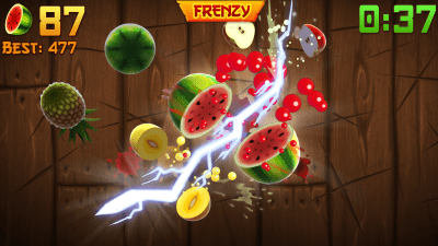 Screenshot of the application Fruit Ninja - #1