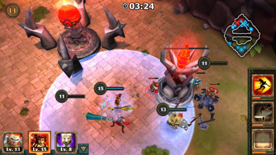 Screenshot of the application Legendary Heroes MOBA - #4