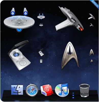 Screenshot of the application Official Star Trek Icons - #1