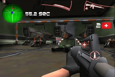 Screenshot of the application Attack of the Robots 3D shooter - #3