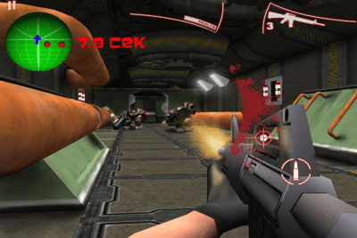 Screenshot of the application Attack of the Robots 3D shooter - #4
