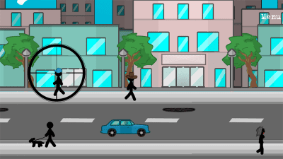 Screenshot of the application Stickman sniper - #1