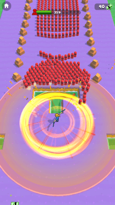 Screenshot of the application Continuous Fire - #7