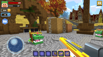 Screenshot of the application Fire Craft: 3D Pixel World - #1