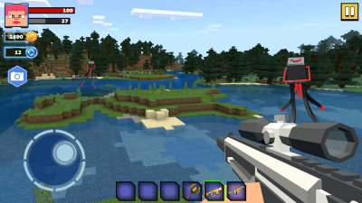 Screenshot of the application Fire Craft: 3D Pixel World - #5