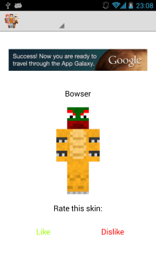 Screenshot of the application Skins for Minecraft - #4