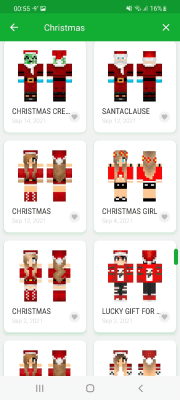 Screenshot of the application Skin World - #7
