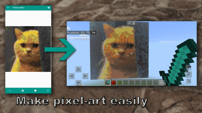 Screenshot of the application Pixel art for Mynkraft - #1