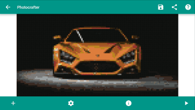 Screenshot of the application Pixel art for Mynkraft - #6
