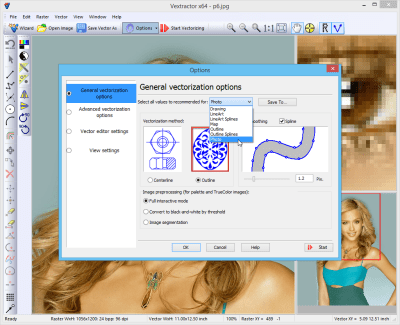 Screenshot of the application Vextractor - #4