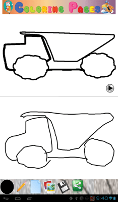 Screenshot of the application Learning to draw - #12