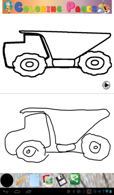 Screenshot of the application Learning to draw - #13