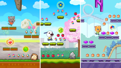 Screenshot of the application Talking Tom: for candy! - #5