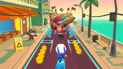 Screenshot of the application Talking Tom: The Heroes Chase - #6