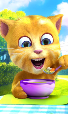 Screenshot of the application Talking Ginger 2 - #4