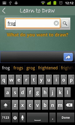 Screenshot of the application Learn to Draw - #3