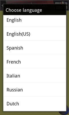 Screenshot of the application Learning the Alphabet - #7