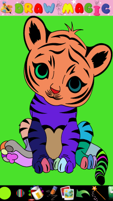 Screenshot of the application Coloring 2 - #4