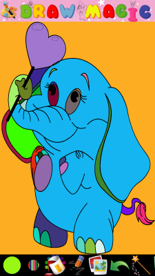 Screenshot of the application Coloring 2 - #8