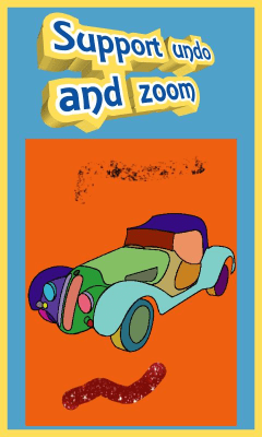 Screenshot of the application Coloring - cars - #1