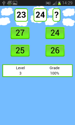 Screenshot of the application count to 100 - #4