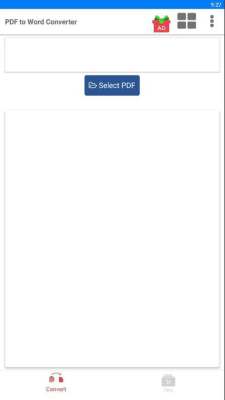 Screenshot of the application PDF to Word Converter - #1