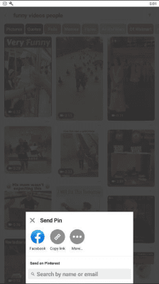 Screenshot of the application Video Downloader for Pinterest - #1