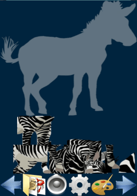 Screenshot of the application Assemble the figure from the pieces - #10