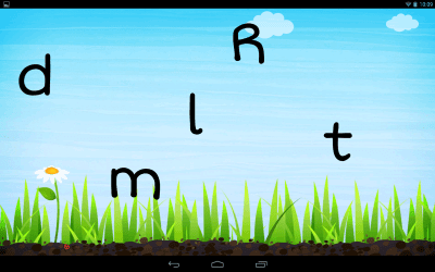 Screenshot of the application Learn the Alphabet - #7