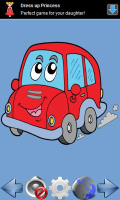 Screenshot of the application Connecting the dots - Cars - #4