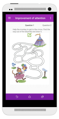Screenshot of the application Child Tests - developmental game for children - #1