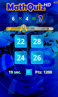 Screenshot of the application Math Quiz HD - #3