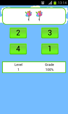 Screenshot of the application Learn to count - #1