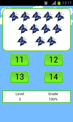 Screenshot of the application Learn to count - #4