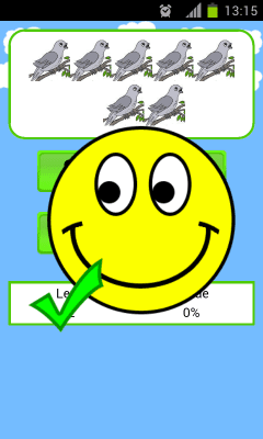 Screenshot of the application Learn to count - #6