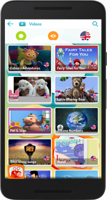 Screenshot of the application KIDOZ TV: Best Videos for Kids - #1