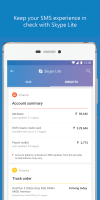 Screenshot of the application Skype Lite - #4