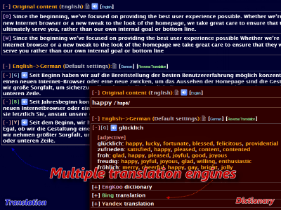 Screenshot of the application Dictionary .NET - #2