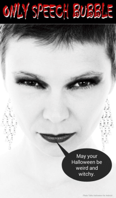 Screenshot of the application Photo talks Halloween - #4