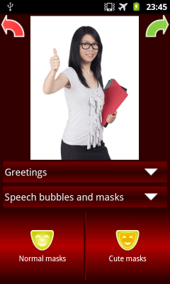 Screenshot of the application Photo talks Halloween - #7