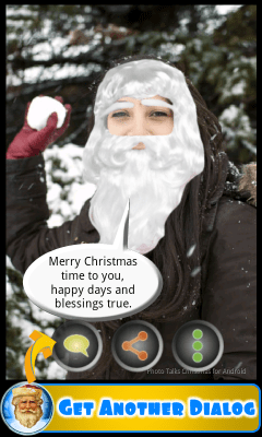 Screenshot of the application Photo talks New Year-Christmas - #3