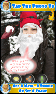 Screenshot of the application Photo talks New Year-Christmas - #4
