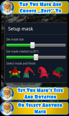 Screenshot of the application Photo talks New Year-Christmas - #5