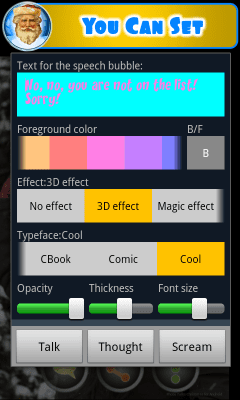 Screenshot of the application Photo talks New Year-Christmas - #7