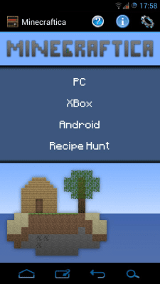 Screenshot of the application Encyclopaedia Minecraftica - #1