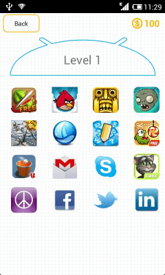 Screenshot of the application App Logo Quiz - #3