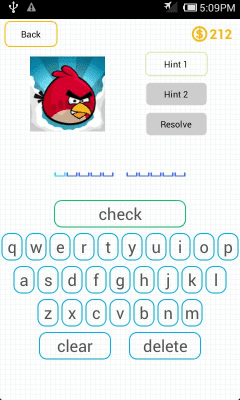 Screenshot of the application App Logo Quiz - #4
