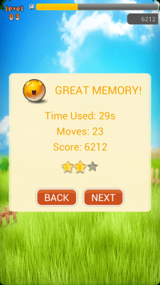 Screenshot of the application Moment Card - #5